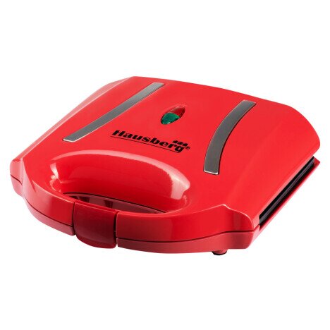 Sandwich-maker Hausberg HB-3535RS, 800 W, rosu, model grill